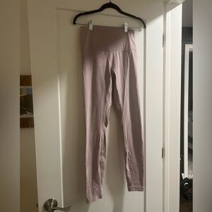 Size 6 light pink leggings Lululemon